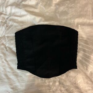 Bershka Tube Top Black US XS